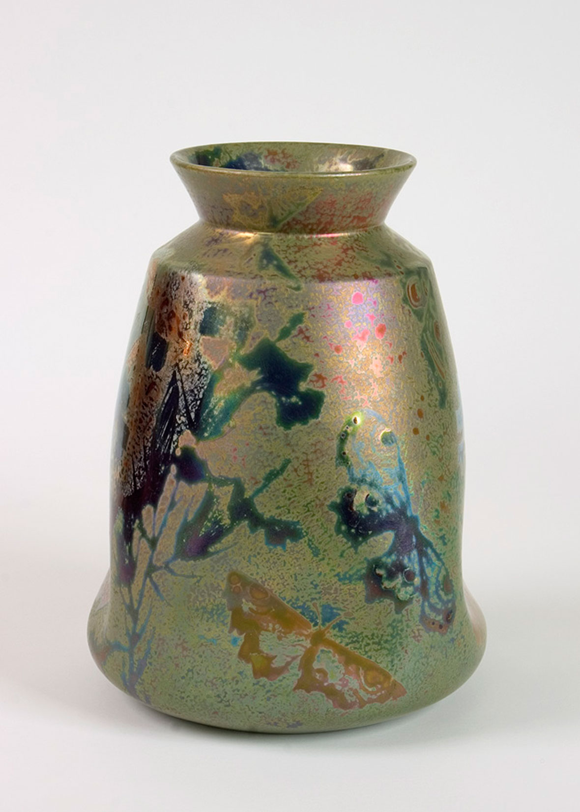 Massier and Levy Iridescent Vase